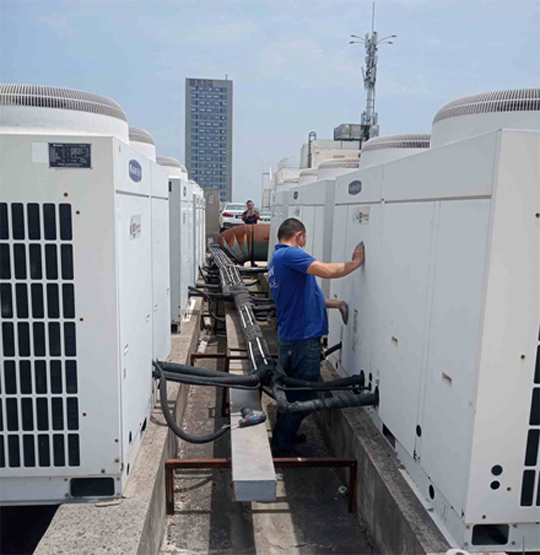 临泽中央空调制热和不制冷系统维修方法